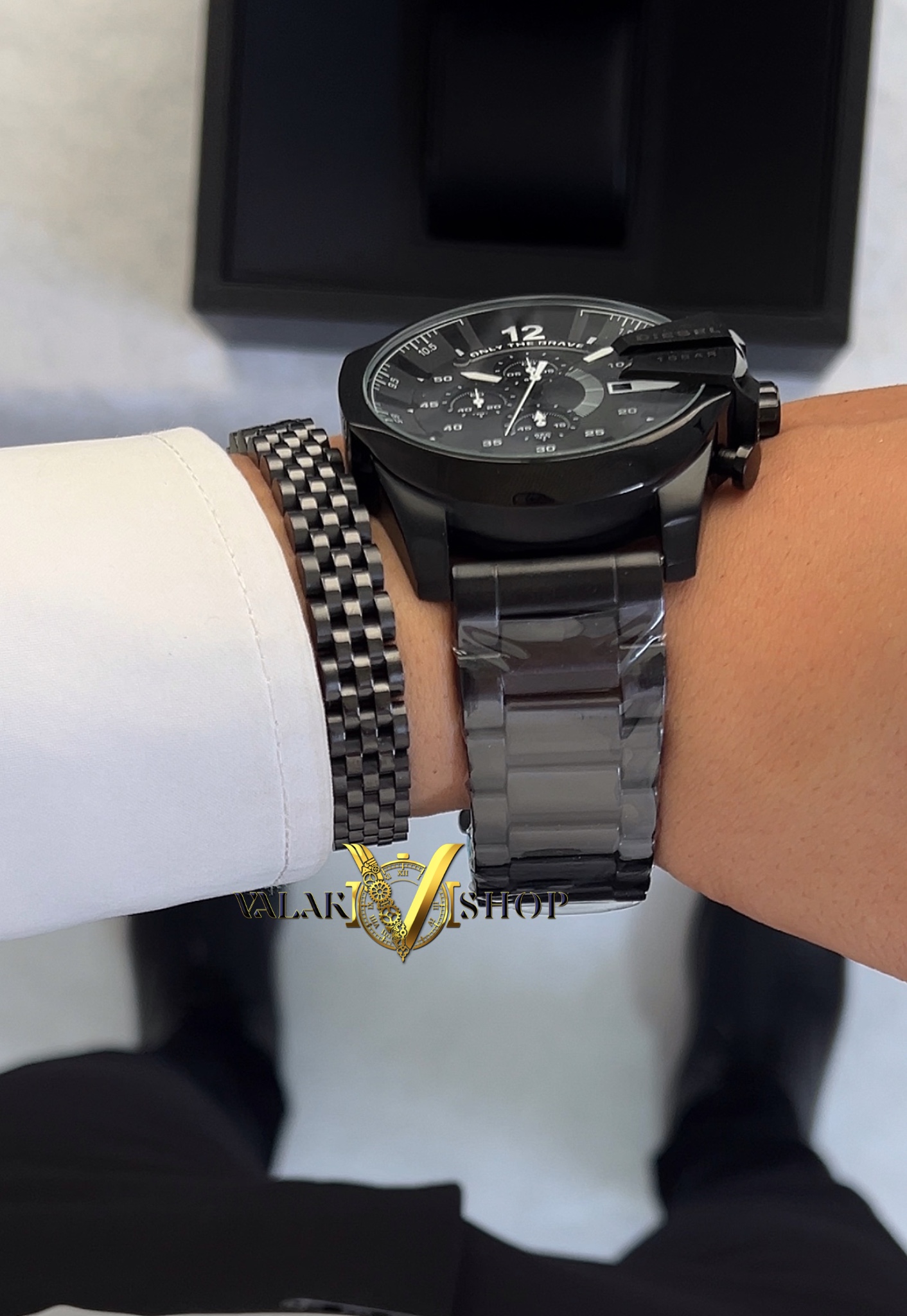 ساعت مردانه دیزل شاخدار مشکی Diesel DZ - Image 3