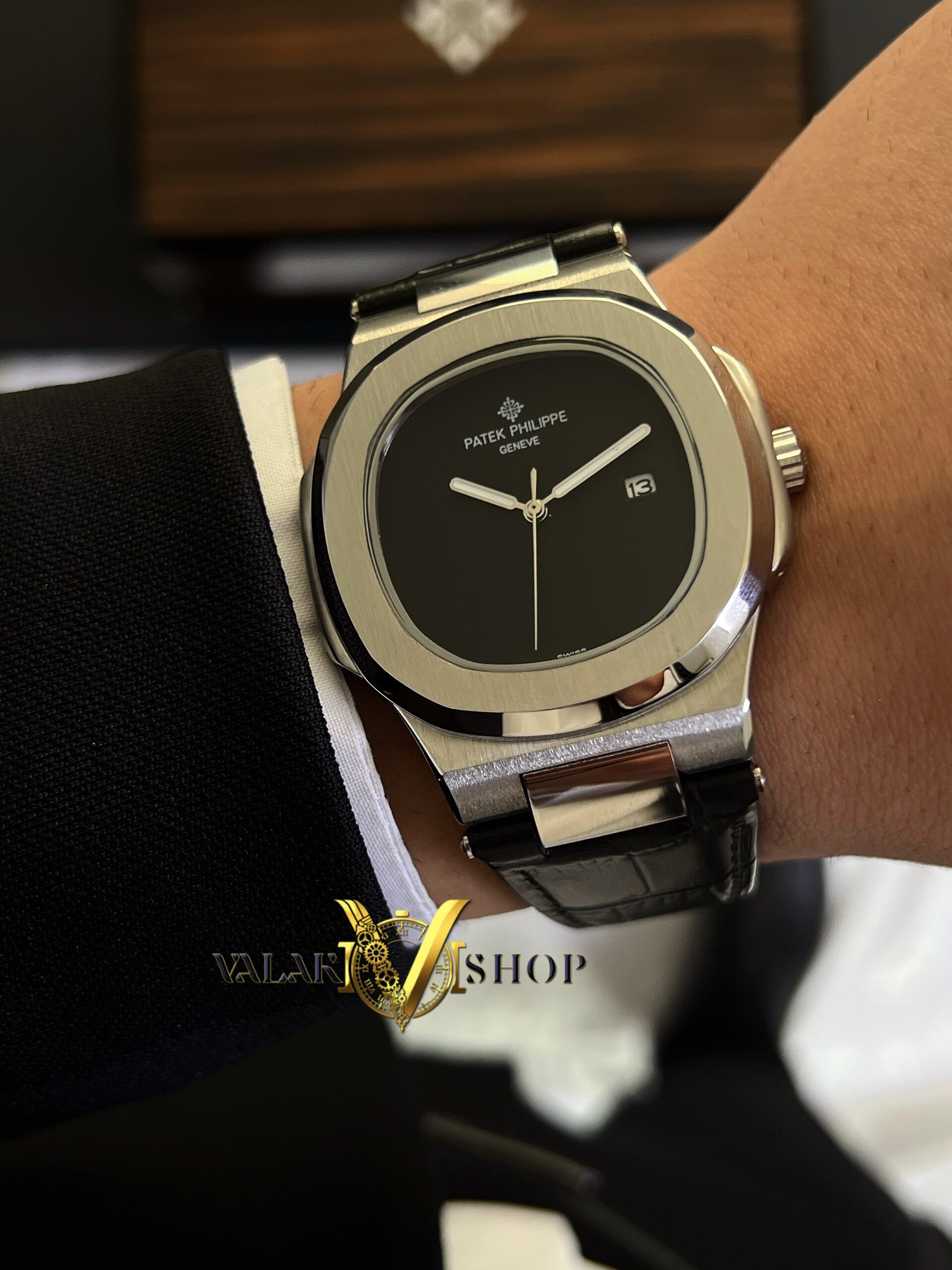 ساعت مردانه پتک فیلیپ چرمی patek philippe - Image 2
