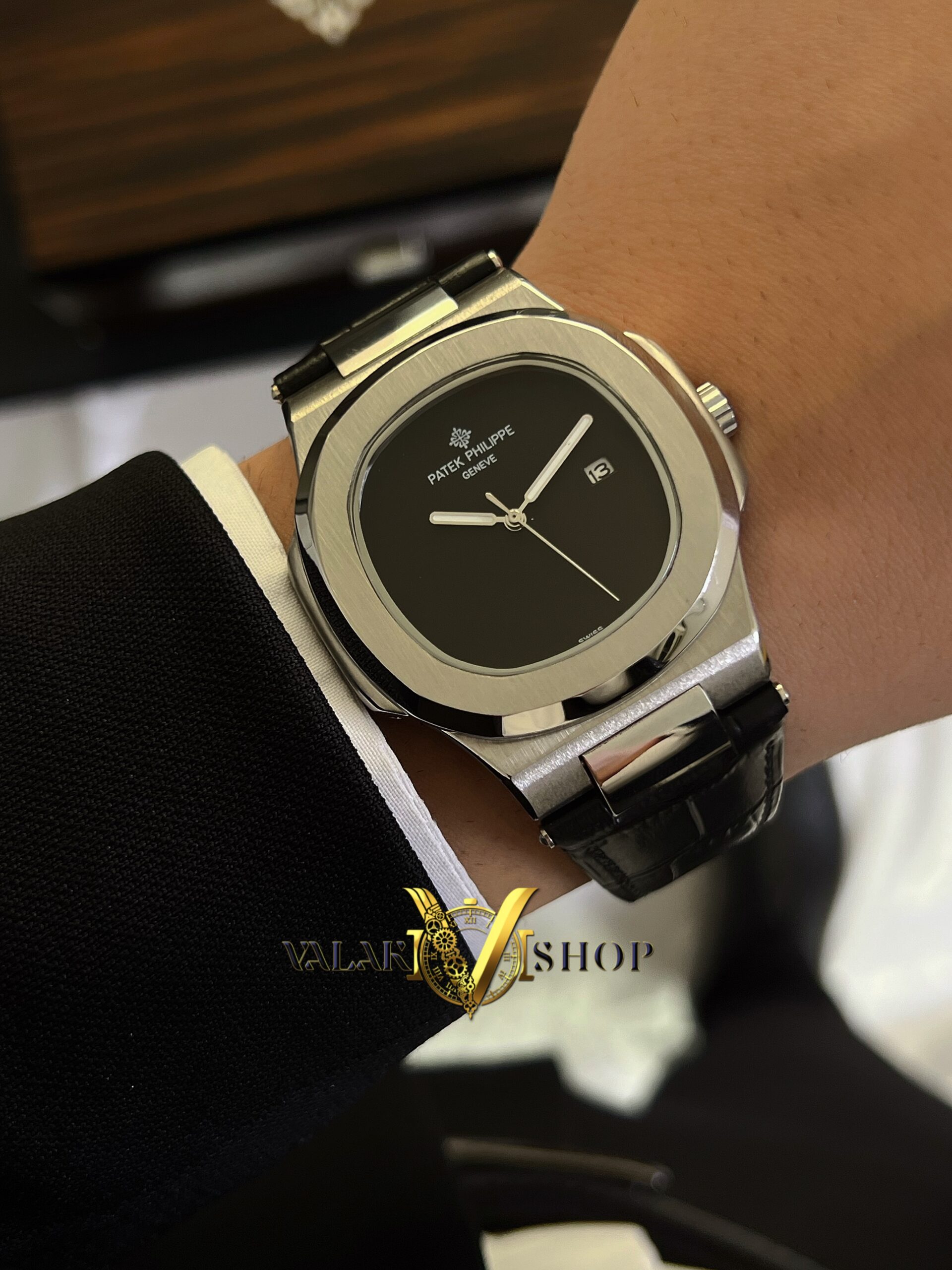 ساعت مردانه پتک فیلیپ چرمی patek philippe