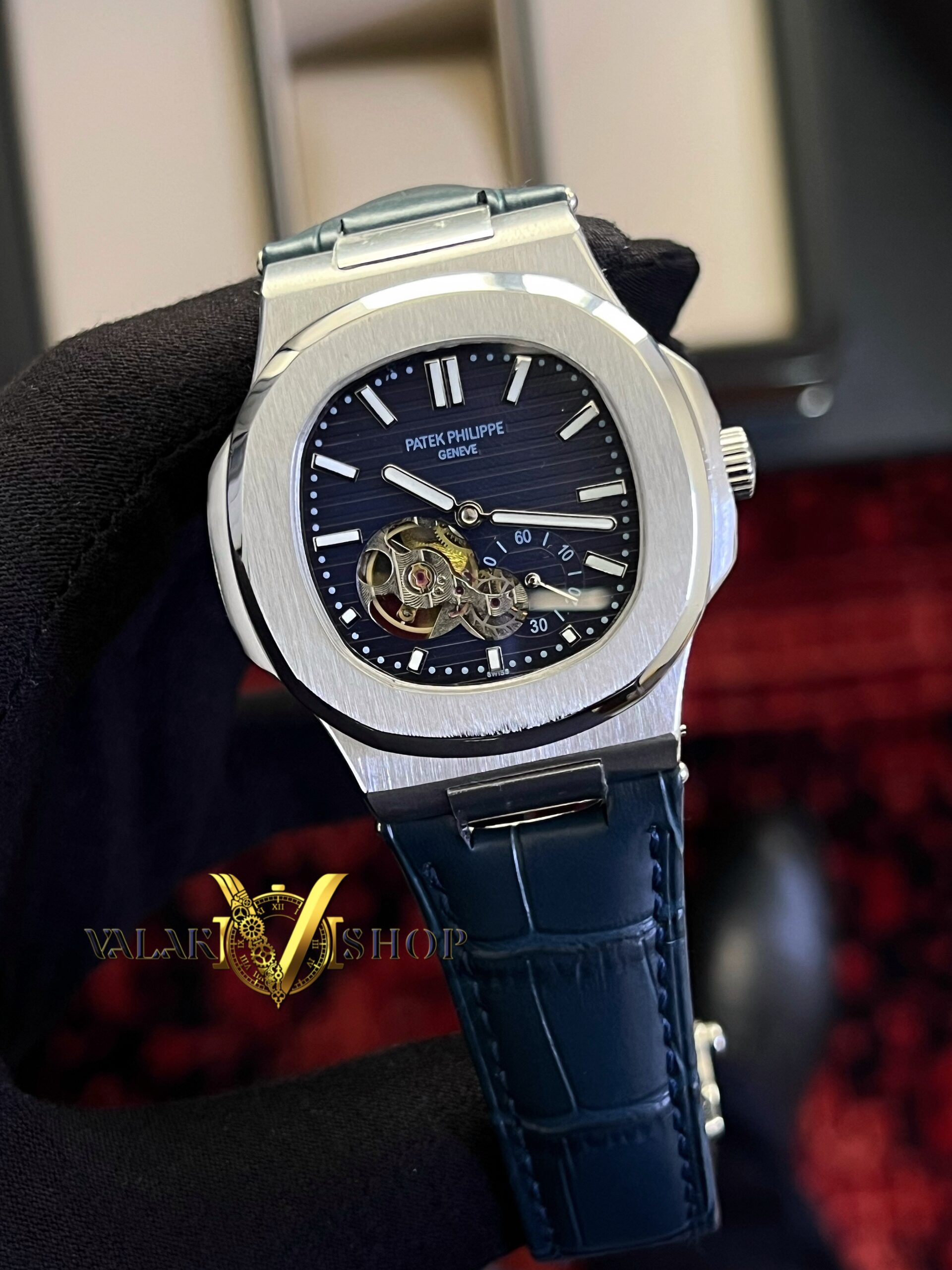 ساعت مردانه پتک فیلیپ چرمی اتومات patek philippe - Image 3