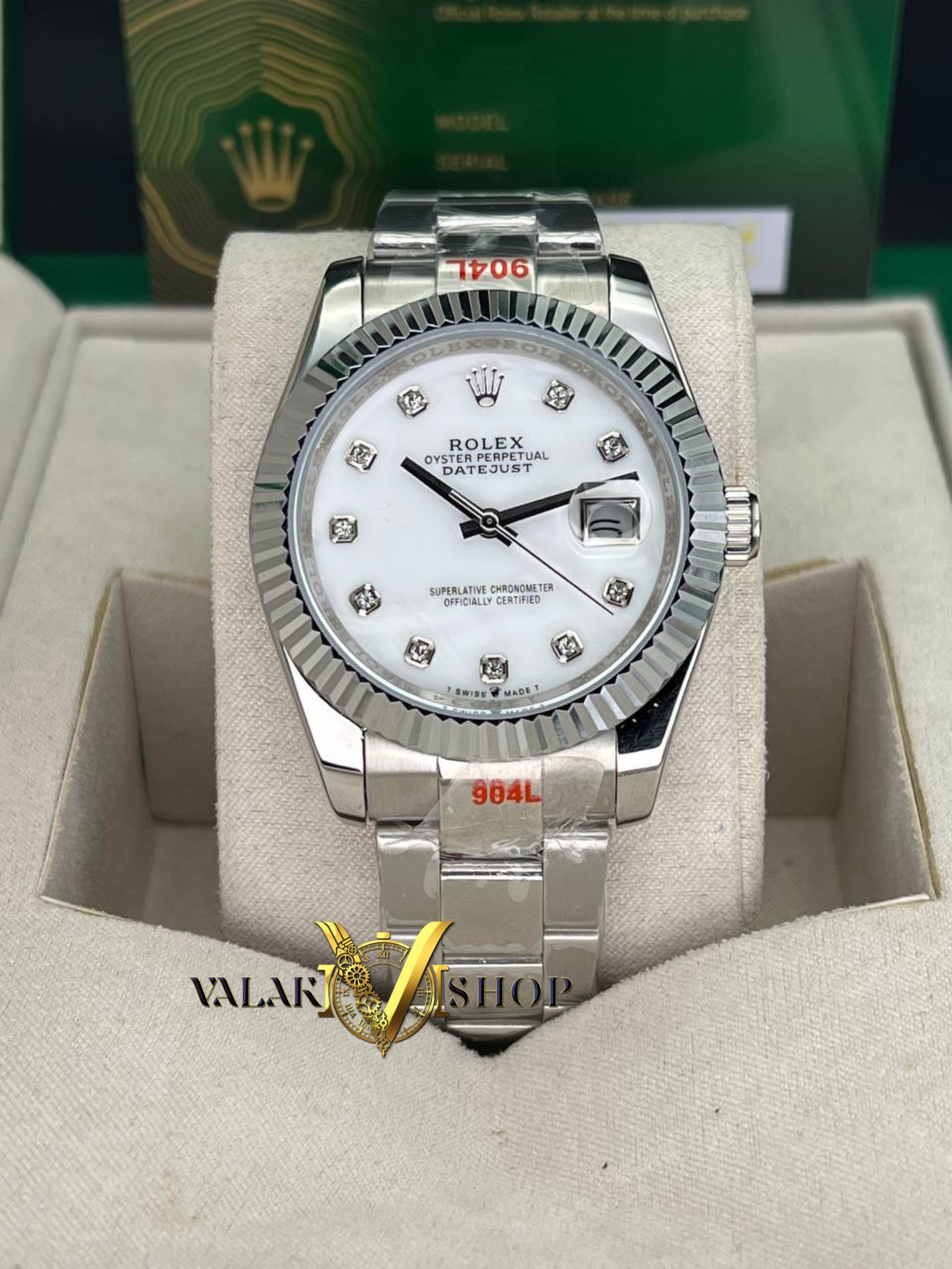 ساعت مردانه رولکس دیت جاست اتوماتیک صفحه سفید Rolex Datejust