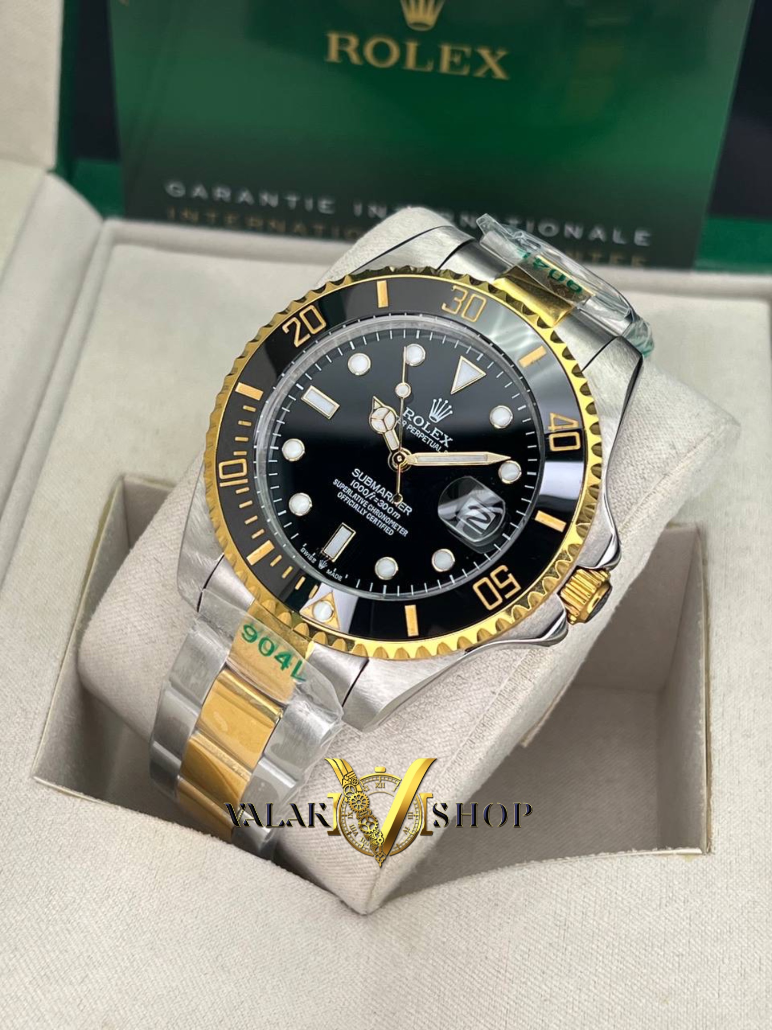 ساعت مردانه رولکس ساب مارینر دو رنگ طلایی Rolex Submariner - Image 2