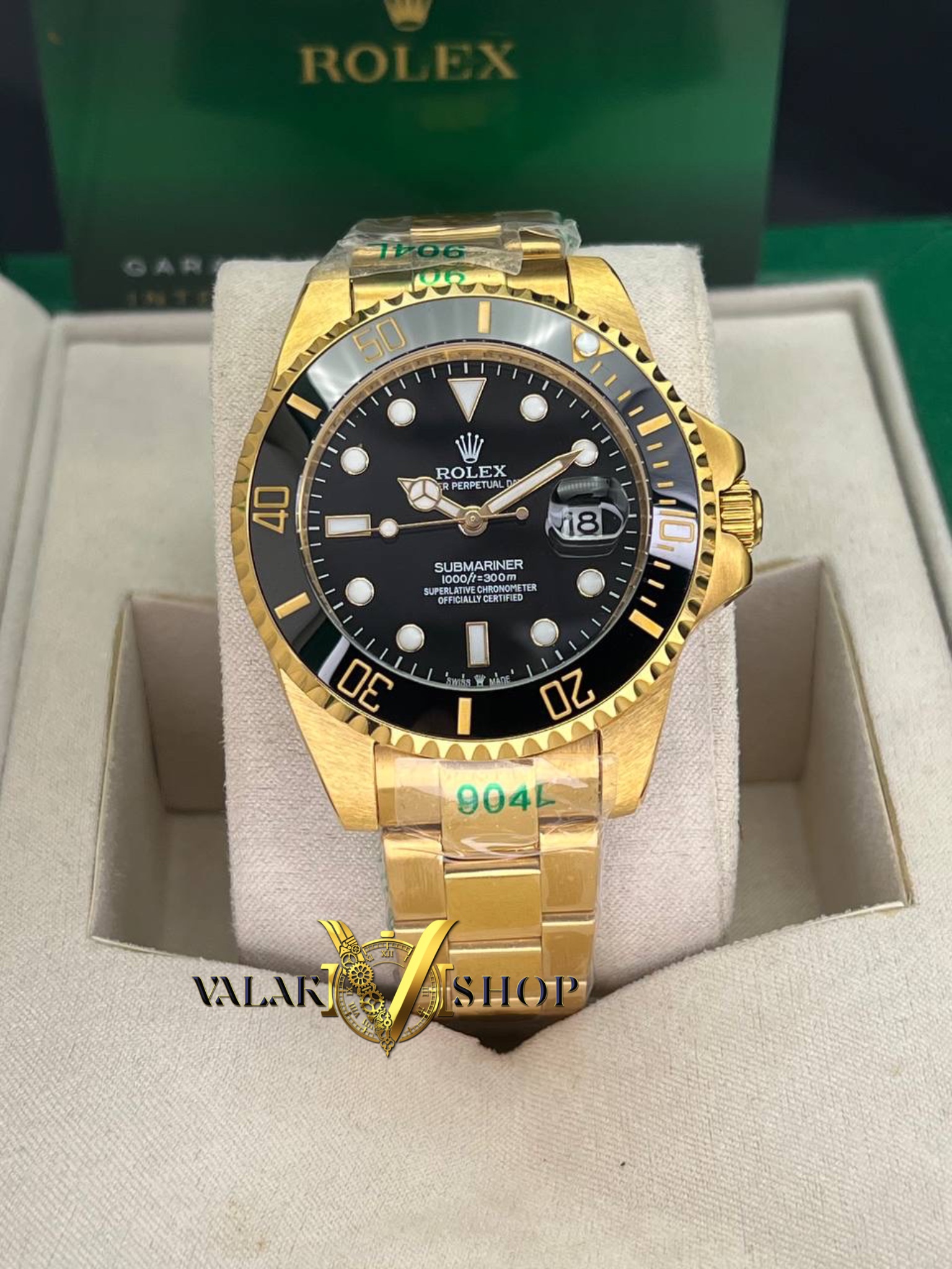 ساعت مردانه رولکس ساب مارینر طلایی Rolex Submariner