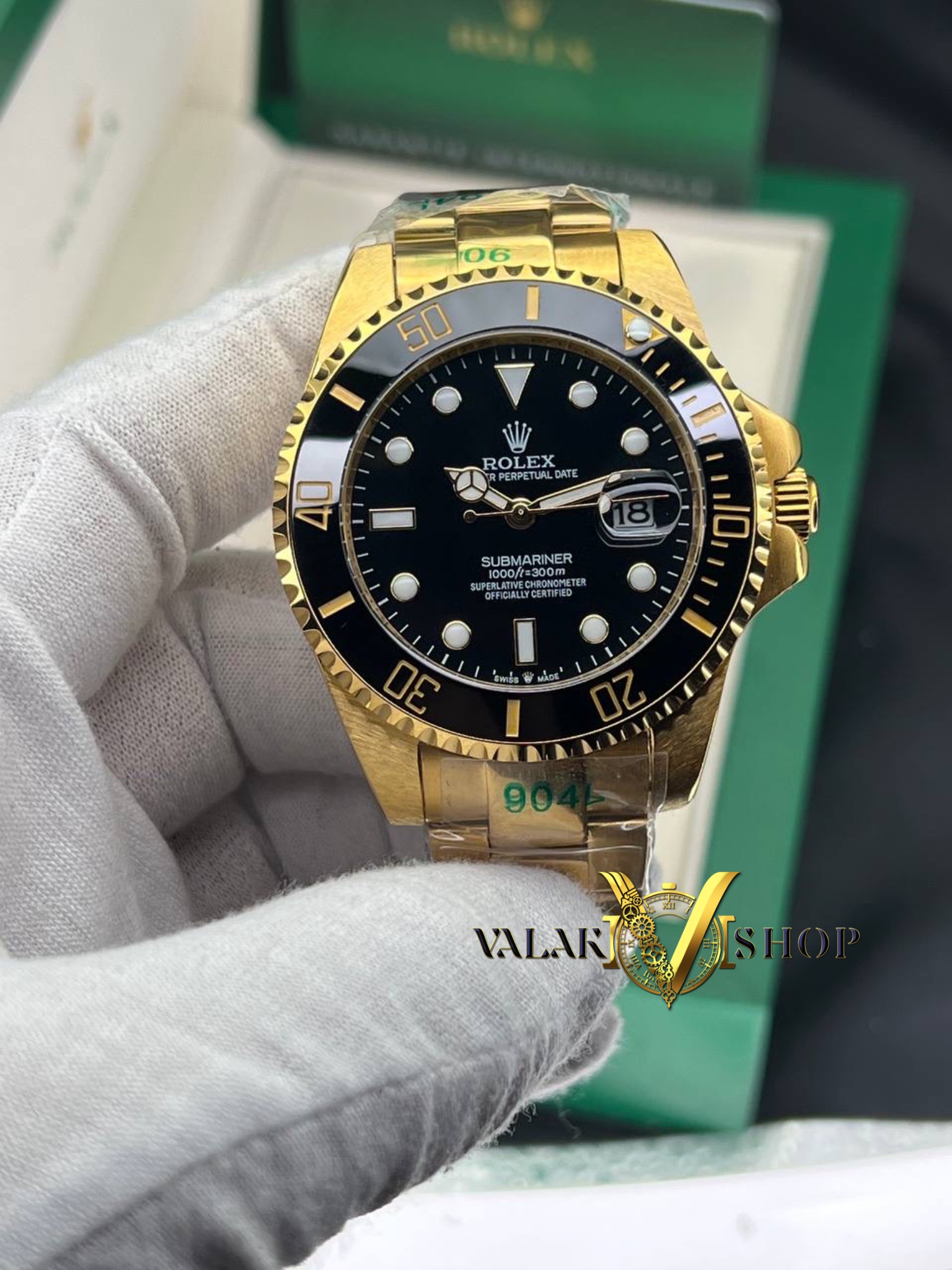 ساعت مردانه رولکس ساب مارینر طلایی Rolex Submariner - Image 3