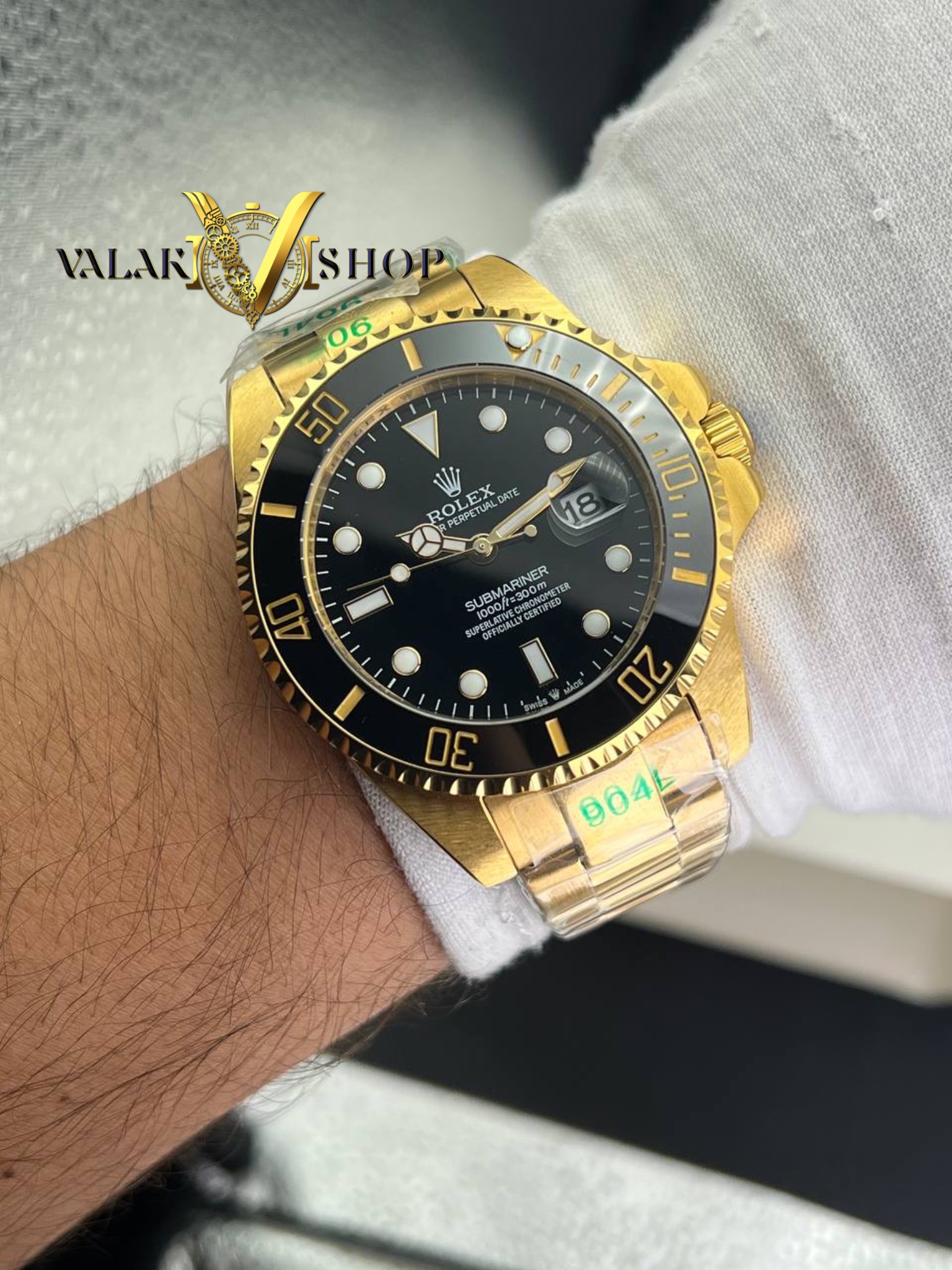 ساعت مردانه رولکس ساب مارینر طلایی Rolex Submariner - Image 4