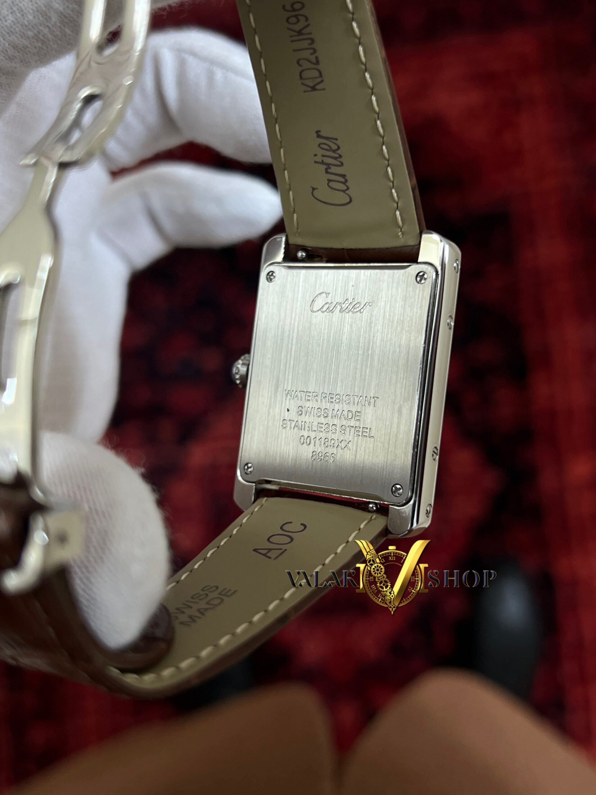 ساعت مردانه کارتیه تانک قهوه ای Cartier Tank - Image 5